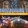 AGIRL 32.8-Foot 400-LED Icicle Lights with Clear Wire and 8 Lighting Modes
