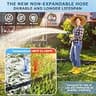 KETTOYA 100ft Non-Expanding Garden Hose with 360° Rotating Swivel Connectors