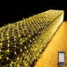 LitHome 610 LED Warm White Outdoor Christmas Net Lights, 34.5ft x 5ft