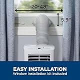 GE 5100 BTU SACC Portable Air Conditioner with Digital Controls and Timer