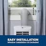 GE 5100 BTU SACC Portable Air Conditioner with Digital Controls and Timer