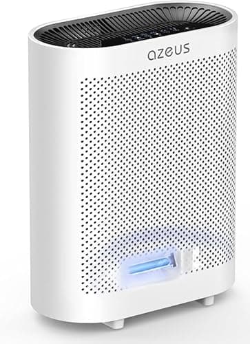 AZEUS Large Room True HEPA Air Purifier with UV Light and Built-In Ionic Generator
