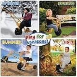 Stargo Kids Excavator Sand Digger Tricycle with Pedal-Powered Wheels