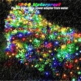 Meteds 120 LED Outdoor Christmas Net Lights, Expandable Multi-Colored