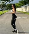 Curvphilo High Waisted Butt Lifting Compression Leggings with Pockets