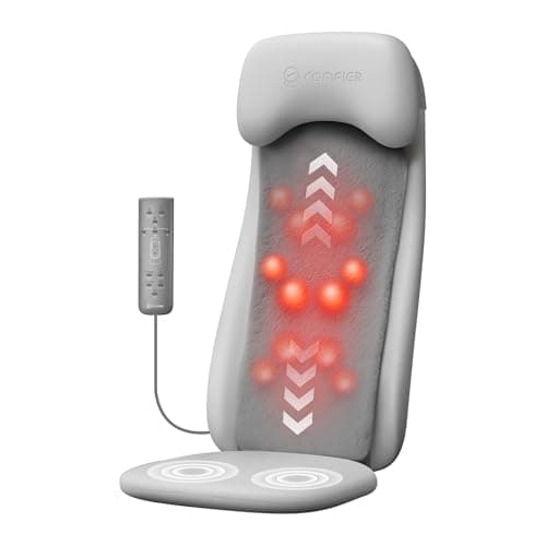 Comfier 2D/3D Shiatsu Ergonomic Massage Pad with Flexible Spinal Nodes