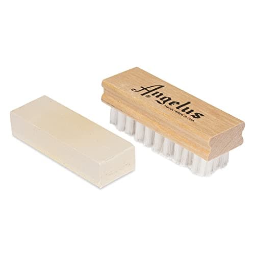 Angelus Suede & Nubuck Cleaner Kit with Stain Eraser Block and Nylon Bristle Brush