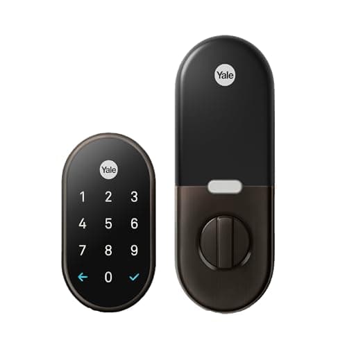 Google Nest x Yale Tamper-Proof Smart Keypad Deadbolt Lock for Keyless Front Door
