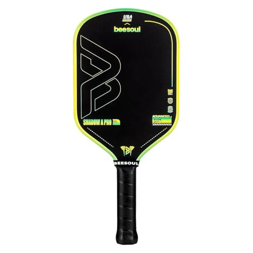 Beesoul 4th Gen T800 Thermoformed Carbon Fiber Pickleball Paddle, 16mm