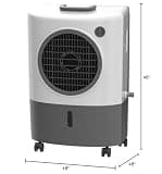 Hessaire MC18M 1300 CFM Portable Evaporative Air Cooler with Hose Hookup