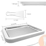 Pureadee At-Home Instant Freeze Rolled Ice Cream Plate Kit