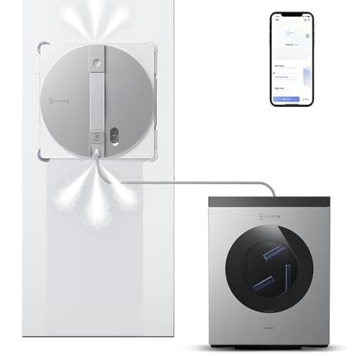 ECOVACS WINBOT W3 Omni Flagship Window Cleaner with Vortex Wash Station