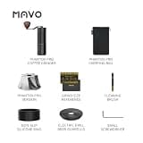MAVO Manual Phantox Pro Premium 45mm Stainless Steel Conical Burr Coffee Grinder