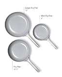 Caraway 10.5-Inch Nonstick Ceramic Frying Pan with Stainless Steel Handle