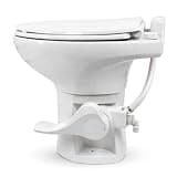 SEAFLO Porcelain RV Toilet, 19-Inch Residential Height, Elongated Bowl