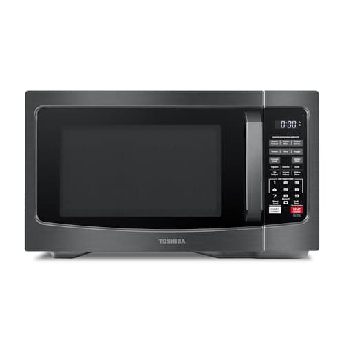Toshiba EM131A5C-BS Countertop Microwave Oven with Smart Sensor 1.2 Cu Ft