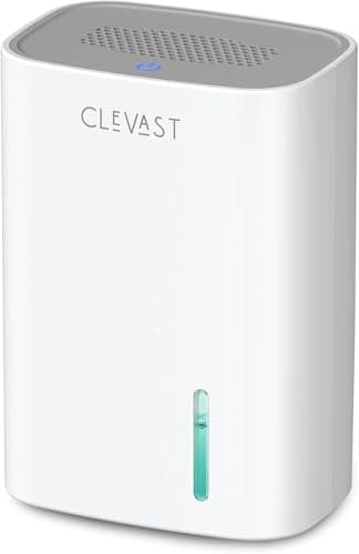CLEVAST 30oz Small Ultra-Quiet Semiconductor Dehumidifier for Enclosed Spaces