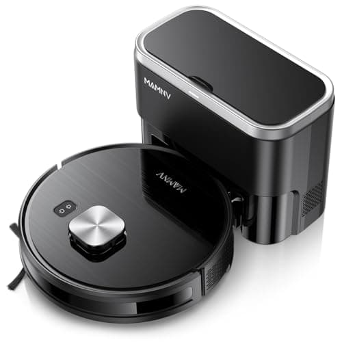 MAMNV D13S MAX Robot Vacuum with 11,500Pa Suction and Auto-Emptying Dock