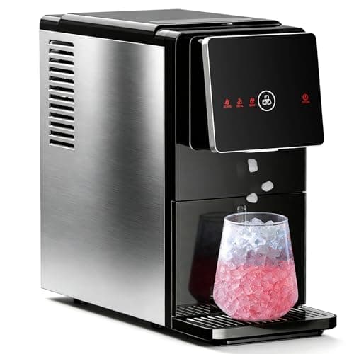 Antarctic Star Countertop Nugget Ice Maker with Automatic Dispenser and Touch Screen