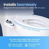 LUXE Bidet NEO 185 Dual-Nozzle Self-Cleaning Non-Electric Toilet Attachment