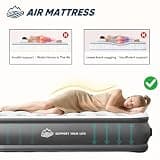 JUITOY 18-Inch Twin Air Mattress with Rechargeable Built-In Cordless Pump