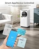 QZMDSM 16,000 BTU Smart WiFi Portable Air Conditioner for Large Living Spaces