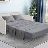 SPRINGSPIRIT Microfiber 4-Piece Sheet Set for Sleeper Sofas and RV Beds
