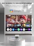 VOPLLS G3 Smart Projector with Google TV and 360-Degree Rotating Base