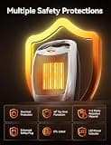 GiveBest Portable Ceramic Space Heater with Cool Air Fan, Model PTC-905