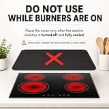 FLASLD Fireproof and Waterproof Silicone Stove Top Cover for High Heat