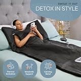 LifePro RejuvaWrap Infrared Sauna Blanket with Dual Zippered Arm Holes