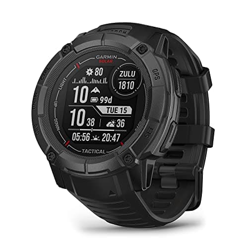 Garmin Instinct 2X Solar Tactical Edition Rugged GPS Watch with Flashlight