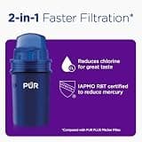 PUR 11-Cup Water Pitcher with Filter Change Light Indicator and Lead Reduction