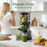 Canoly C16 Semi-Professional Cold Press Juicer with 90oz Hopper and AC Brushless Motor