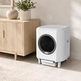 Ellenpent 90L Enclosed Automatic Cat Litter Box with App Control and Scented Gel