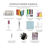 Cricut Maker 4 Sticker Making Bundle with Waterproof Sticker Paper & Vinyl Roll