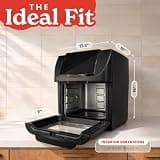 Gourmia 14-Quart All-in-One Air Fryer Oven with Rotisserie and Dehydrator