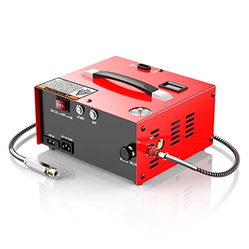 GX PUMP CS1-I Portable PCP Air Compressor, 4500 PSI, Oil-Free Fan Cooled