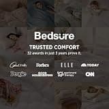 Bedsure Prewashed Microfiber Oversized King Duvet Cover Set, 120" x 98"