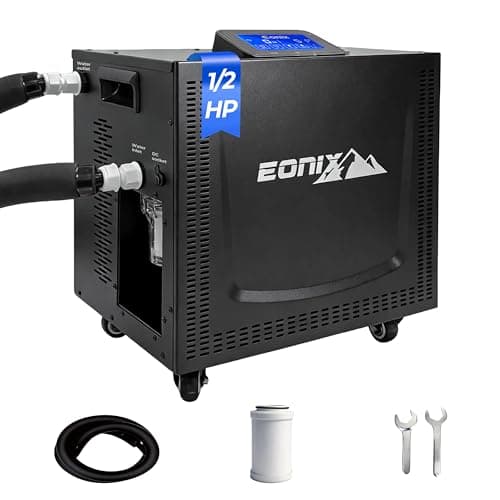 EONIX Upgraded 1/2 HP Cold Plunge Chiller with Integrated Pump and Touch Screen
