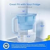 Waterdrop PT-07 Series 10-Cup Water Filter Pitcher with 200-Gallon Filter Life