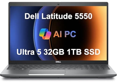 Dell Latitude 5550 15.6" AI Business PC, Intel Core Ultra 5, 32GB, 1TB