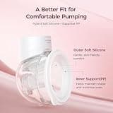 Momcozy S12 Pro Quick Hands-Free Wearable Wireless Breast Pump with Hybrid Flange