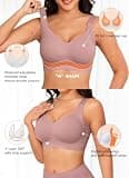 Xcutting Wireless Jelly Bra with W-Gel Support and Secure U-Back Design