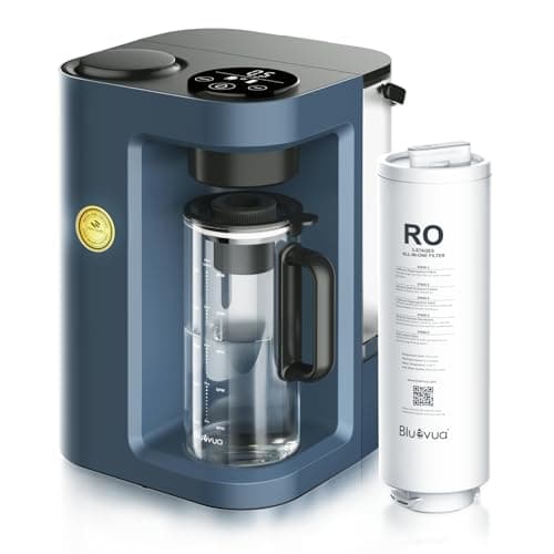 Bluevua RO100ROPOT-Lite Countertop RO Water System with UV & Remineralization