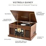 Victrola The Quincy 6-in-1 Bluetooth Record Player & Multimedia Center