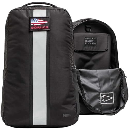 GORUCK Basic Rucker 17L Entry-Level Rucking Backpack with Water Bottle Pockets