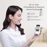 CURO L7 Portable Dual-Mode Blood Cholesterol and Glucose Testing Meter