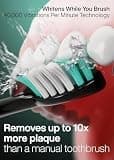Aquasonic Black Series Ultra Whitening Ultrasonic Electric Toothbrush with Travel Case