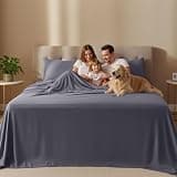 Utopia Bedding 4-Piece Microfiber Queen Sheet Set with 15-Inch Deep Pockets, OEKO-TEX